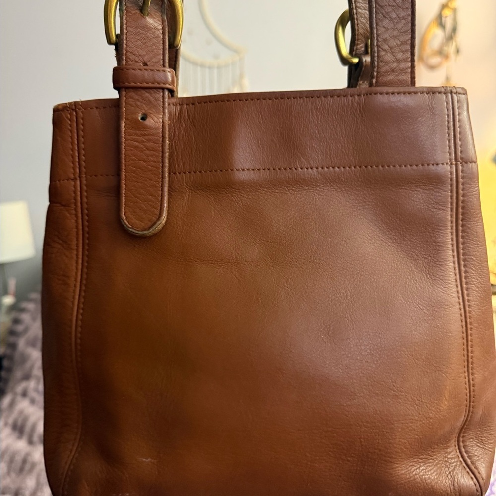 RARE Vintage COACH Waverly SoHo Buckle Bag in British Tan - Picture 10 of 12
